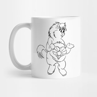 Care Bears & Cousins Noble Heart Horse Line Art Mug